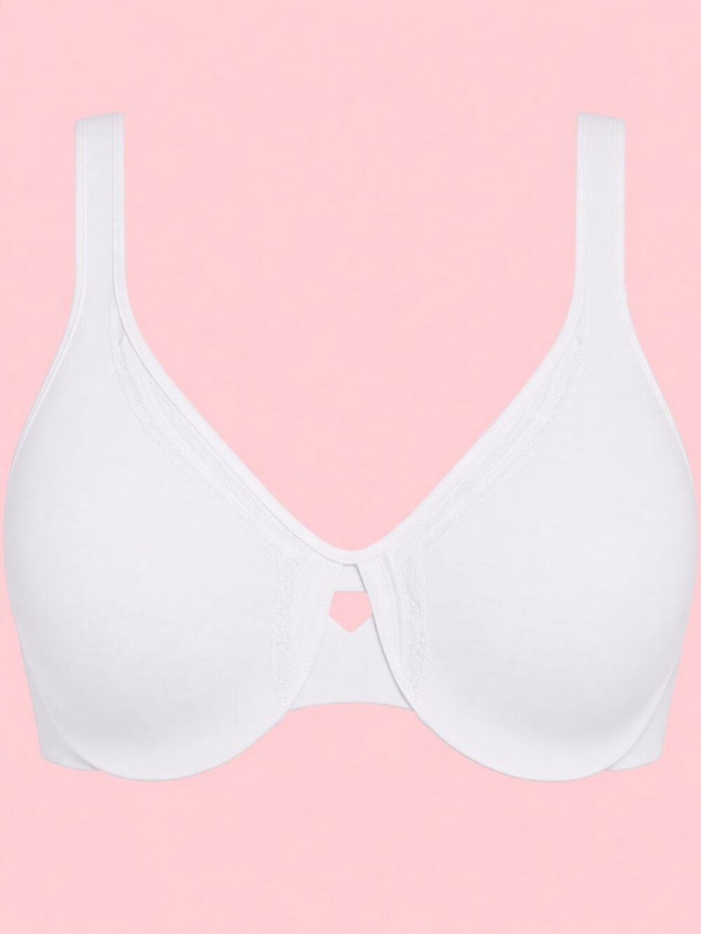 Olga Women's Butterfly Effect Minimizer Bra 36D NWT White